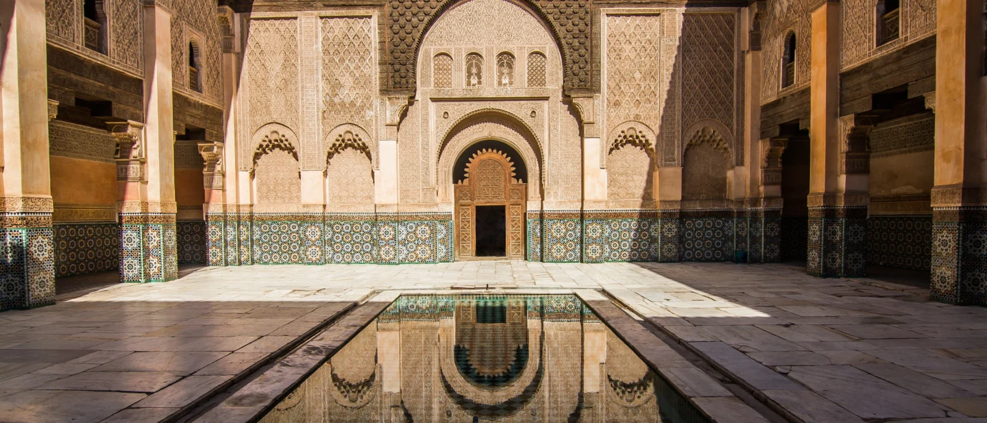 Moroccan courtyard architecture